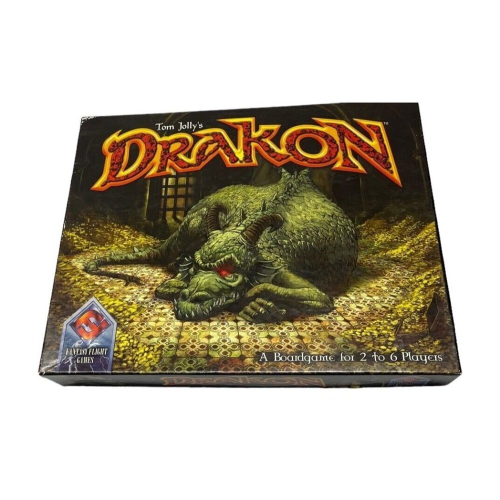 Drakon Board Game Tom Jolly Fantasy Flight Games 2002 Complete